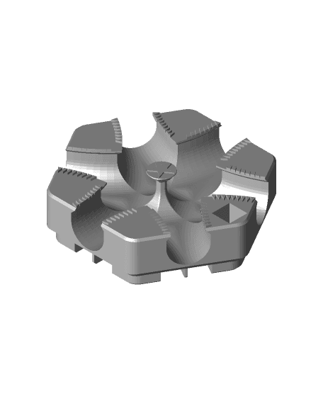 Hextraction Newton effect Tile 3d model