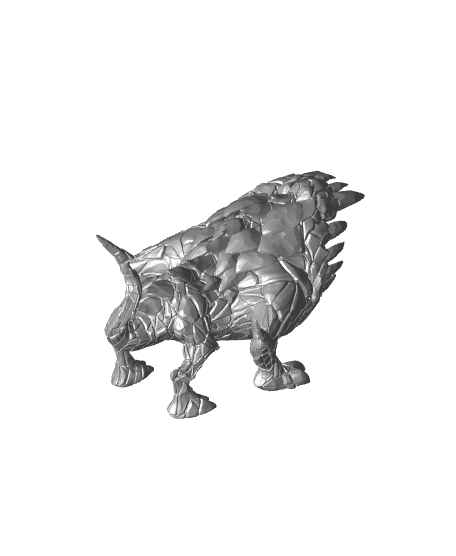 Rime Hound 02 (40mm Base) 3d model