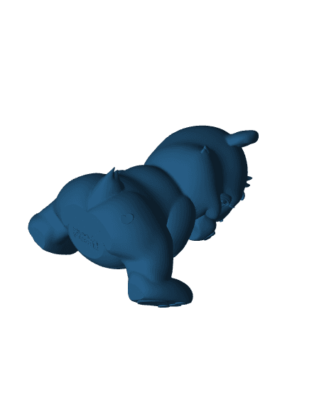 Grumpy Bear - Support-less 3d model