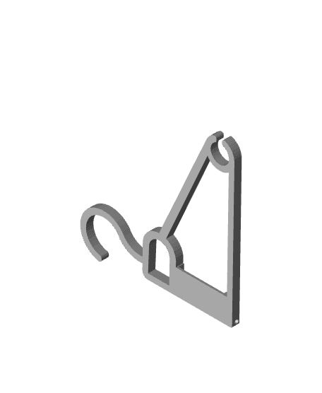 foldable coat hanger 3d model