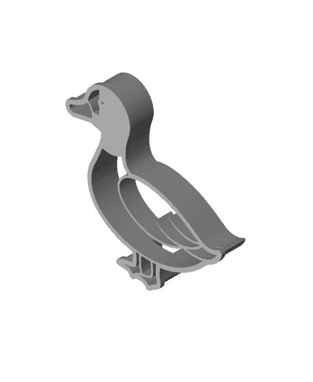 Duck Cookie Cutter, Biscuit Cutter 3d model