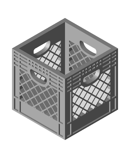 Mini Crate (MysticMesh3D) 3d model