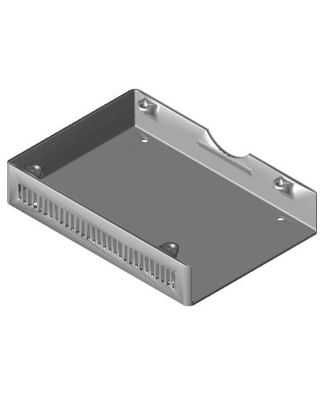 Raspberry Pi 4 B SSD & 30mm Fan Case 3d model