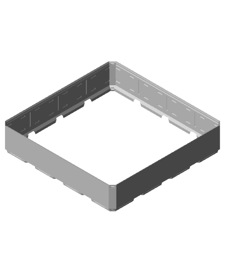 4x4x0·75 - Universal Multigrid Bin Extension 3d model