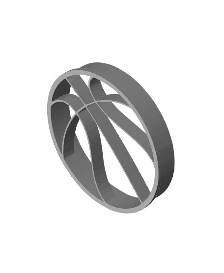 Basketball Model Cookie Cutter, Biscuit Cutter 3d model