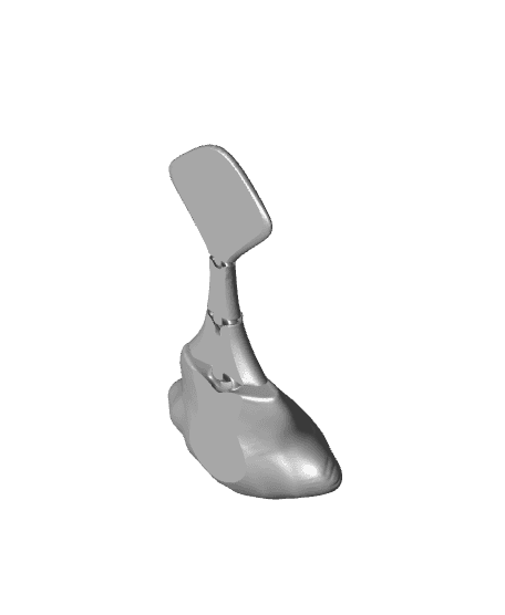 Simple Flexi Ray (Manta Ray / Sting Ray) Smiling - No Supports - Print in Place 3d model