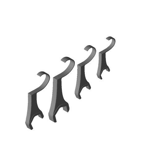 Wrench Hooks 3d model