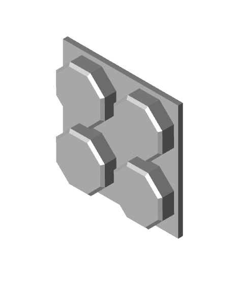 Multiboard Attachment Insert Points 3d model