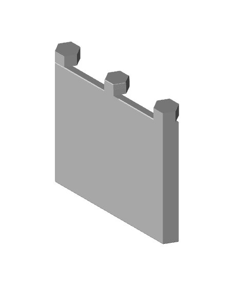 Hex Shelf - Honeycomb Wall Shelf 3d model