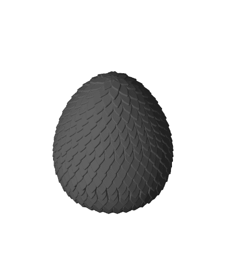 Scaly Egg Large Solid.3mf 3d model