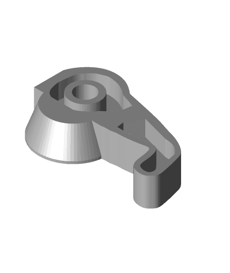 MX 2000 tripod - quick release plate lever - greater spring tension.stl 3d model
