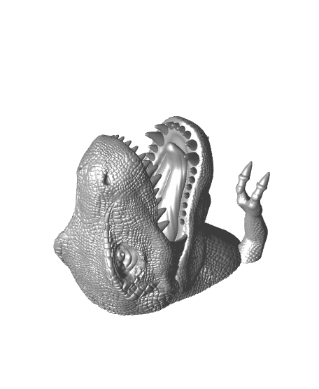 Trex head with arms 100%.stl 3d model