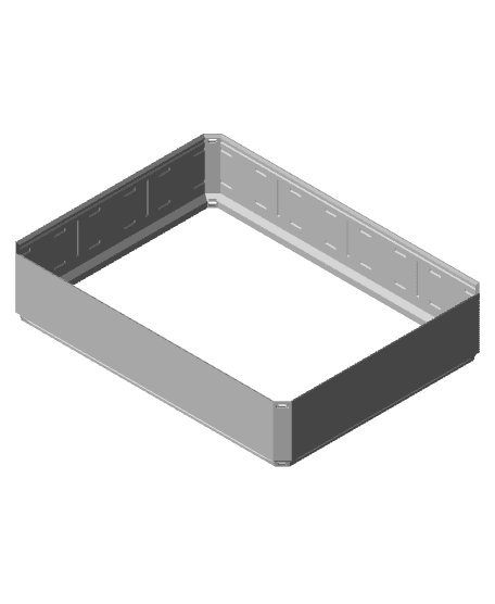 4x3x0.75 - Simple Multigrid Bin Extension - Loose.stl 3d model