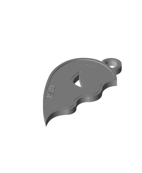 Deadpool Split Heart Necklace Layer Color Change Frikarte3D.stl 3d model