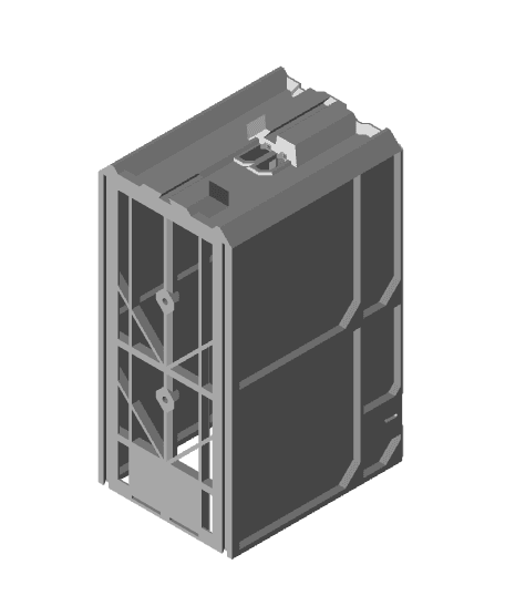 GEN2-QL Case 1x2 - Single - STANDARD.stl 3d model