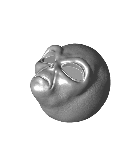 Head with Mounting Holes.stl 3d model