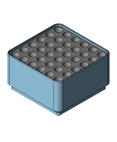 Gridfinity 1x1 Mini Bit Box v4 - Assembly.step 3d model