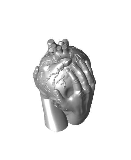 Heart Broken Sculpture.stl 3d model
