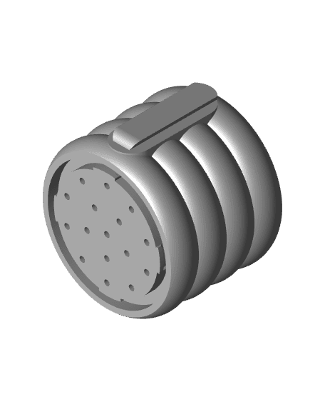 Big Bubbles Wall Pot 4.5.stl 3d model