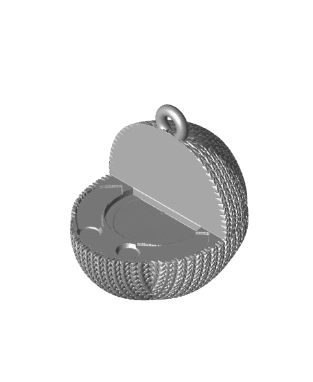 Knited Grogu Multiparts - Crib Ornament v2.stl 3d model