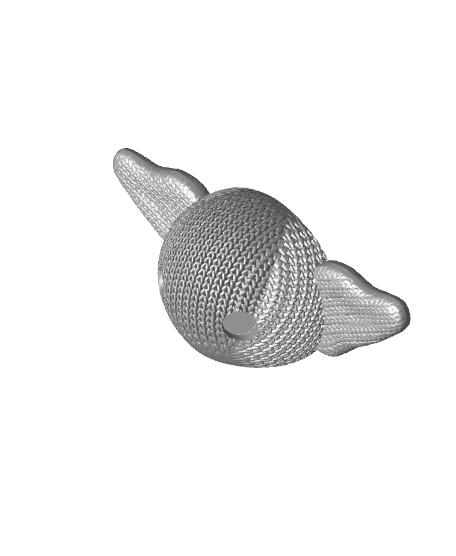 Knitted Grogu Multiparts - Head.stl 3d model