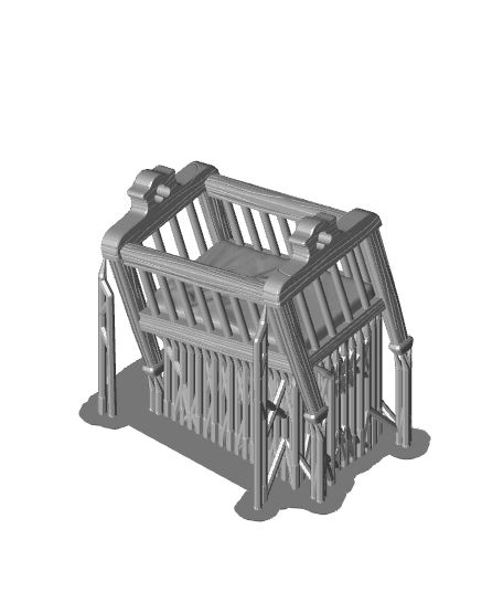 supported cot small.stl 3d model