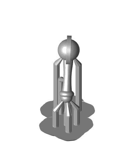 supported rattle.stl 3d model