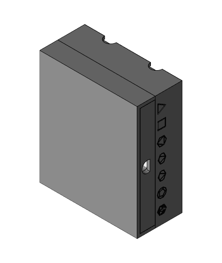 DiceBox_V2_Square_Tower_v49.step 3d model