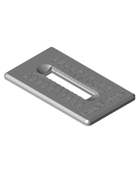 TD_Step_Test_Box_Top_Extruded_Text.stl 3d model