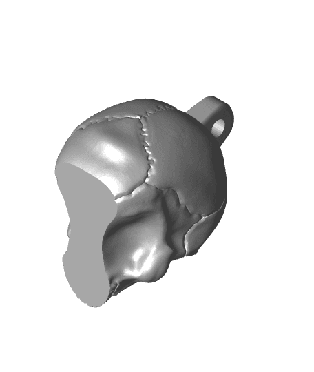 keychain_skull.stl 3d model