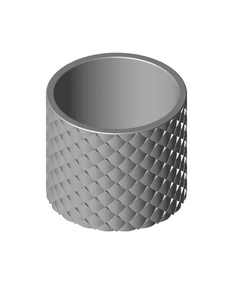 Quilted Pot 2.75.stl 3d model