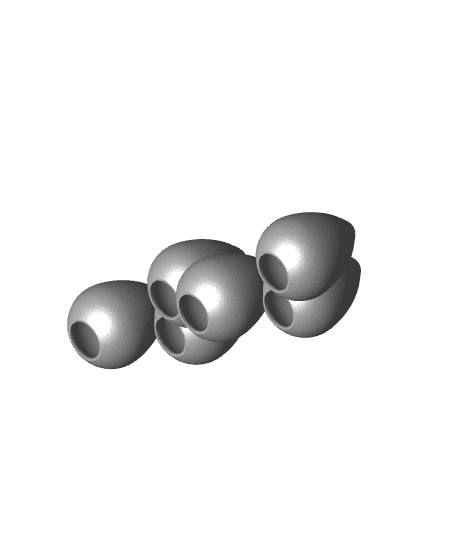 Six Balloons Vase.stl 3d model