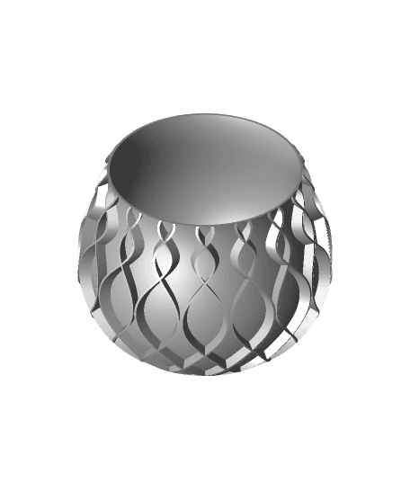 Plant Pot Bellvere _ FactorianDesigns.stl 3d model