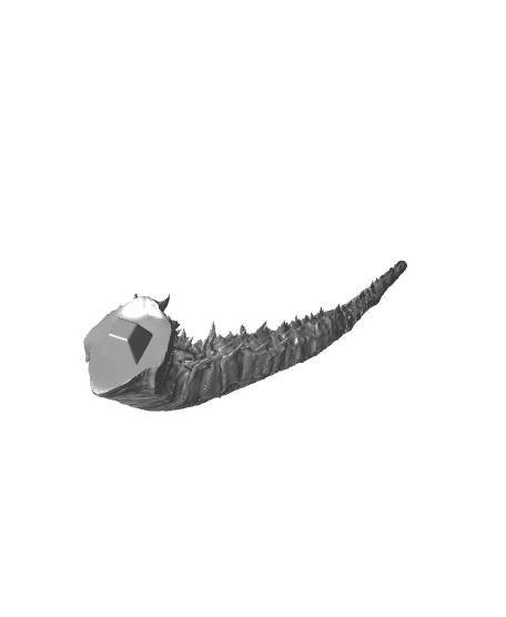 Godzilla_tail.stl 3d model