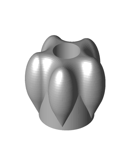 M5 Star Knob for Threaded Insert (remix) NO SUPPORTS! 3d model