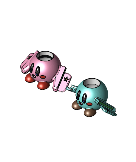 Kirby_Joy_Con_Cup_V2.step 3d model