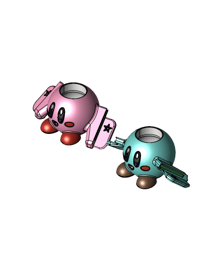 Kirby_Joy_Con_Cup_V1.step 3d model