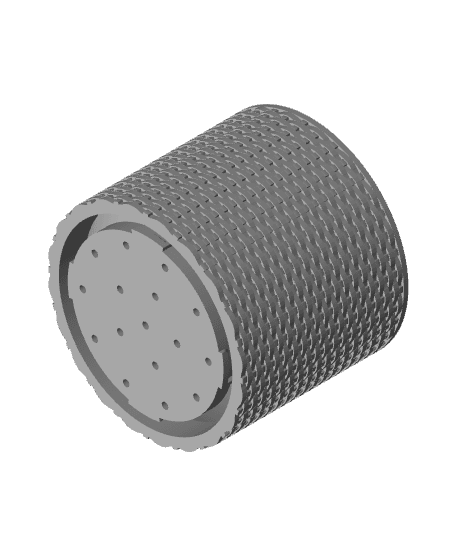 Basket Weave Pot 2.75.stl 3d model