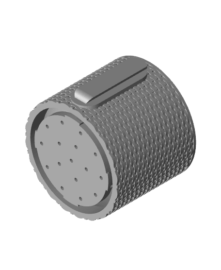 Basket Weave Wall Pot 2.75.stl 3d model