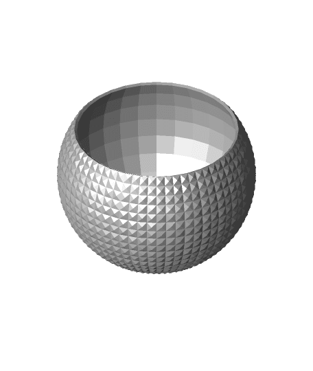 diamond_textured_planter.stl 3d model