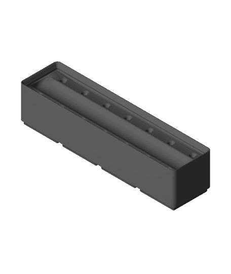 Gridfinity 1x4 deburr tool horizatonal.3mf 3d model