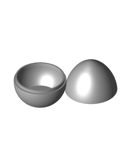 Dragon egg Part 2 NICHT LIGHT.stl 3d model