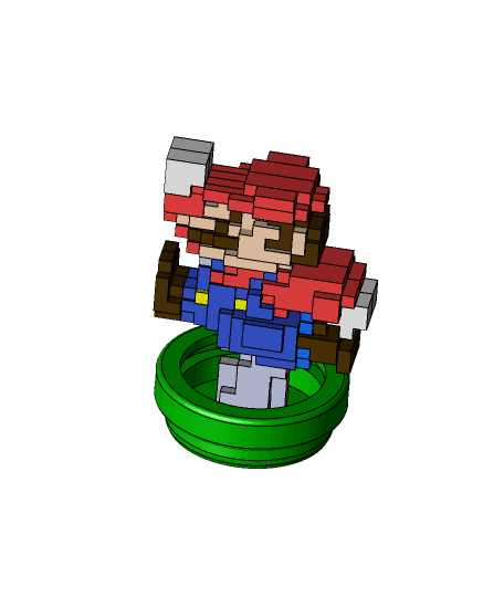 Super Mario.x_t 3d model