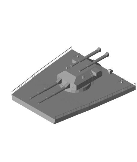 MDSW/rc-scale-german-battleship-bismarck/Bis_deck8.stl 3d model