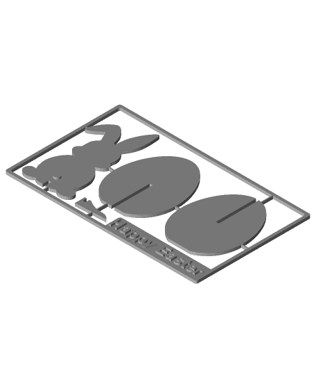 easter-kit-card-narrow-connector.stl 3d model