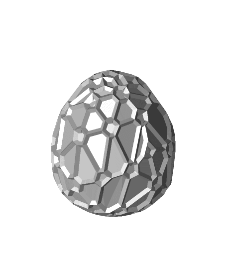 fancy egg 3 (1 piece).stl 3d model