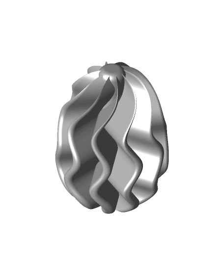 Wavy Egg.stl 3d model