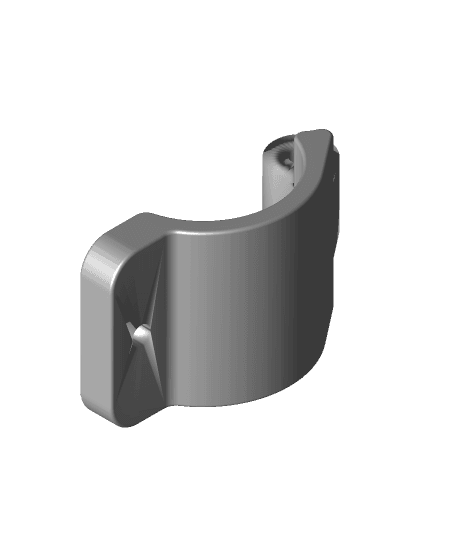 Pipe Clamps (first version)/Half pipe clamp 26mm diameter.3mf 3d model