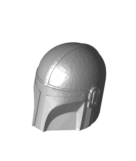 A - head/mando-helmet-temporary.stl 3d model