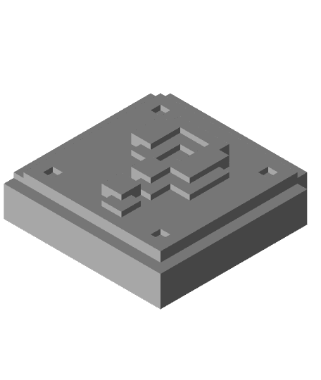Mario Tile - Mystery Block.stl 3d model
